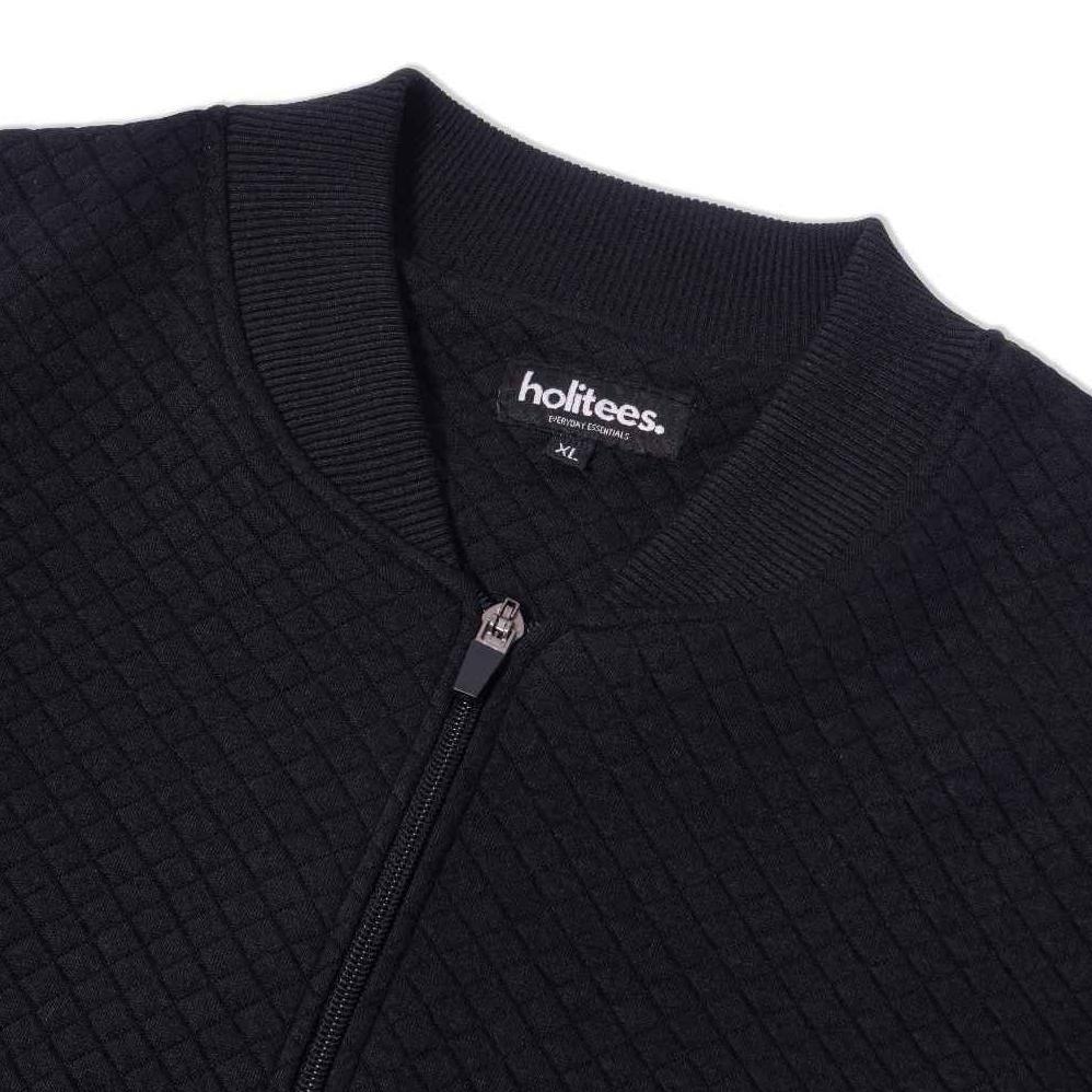new product holitees jaket bomber diamond black