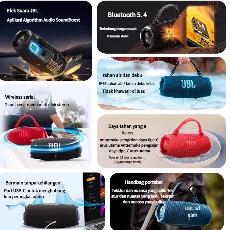 NEW DEALS JBL SPEAKER PORTABLE BLUETOOTH CHARGE 6 WITH IP68 WATERPROOF AND USB CHARGE OUT GARANSI 1 