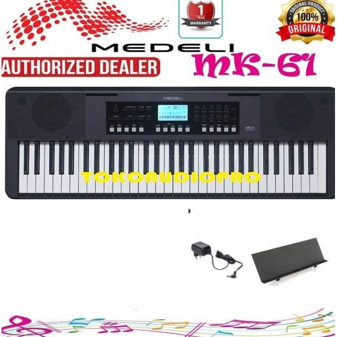 Keyboard Medeli Mk-61 61-Keys keyboard medeli MK61 Piano Keyboard Pemula