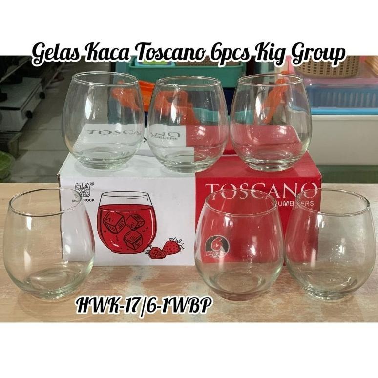 Kig Group - Gelas Kaca Toscano 6Pcs