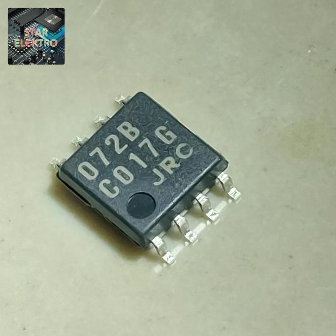 072B DMP-8 SMD JRC NJM072BM JRC072B 072 IC DUAL J-FET INPUT OPERATIONAL AMPLIFIER NJM072B NISSHINBO 