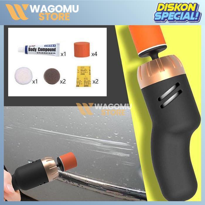 WAGOMU Mini Mesin Poles Body Mobil Mesin Poles Mesin Polisher / Mesin poles body mobil lengkap Alat 
