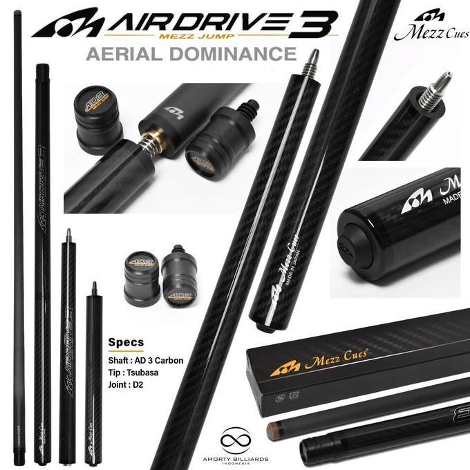 Mezz Cue Air Drive 3 - Jump Cue / Stick Jump Billiard