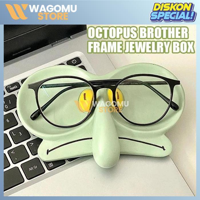 WAGOMU Rak Pajangan Kacamata Squidward Rak Tempat Kacamata Rak Display Kacamata Rak Untuk Kacamata