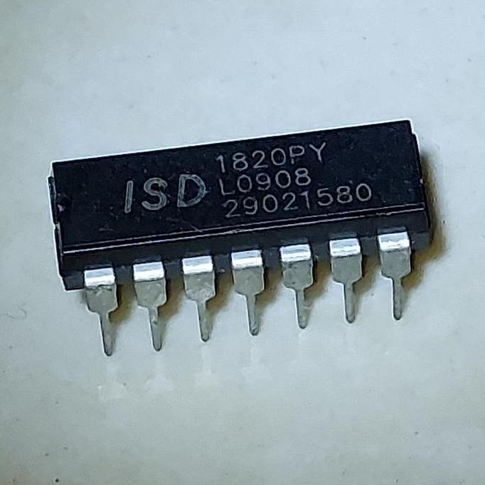 ISD1820PY IC VOICE RECORD ISD1820P ISD 1820 ISD1820 DIP-14 AUDIO SE27