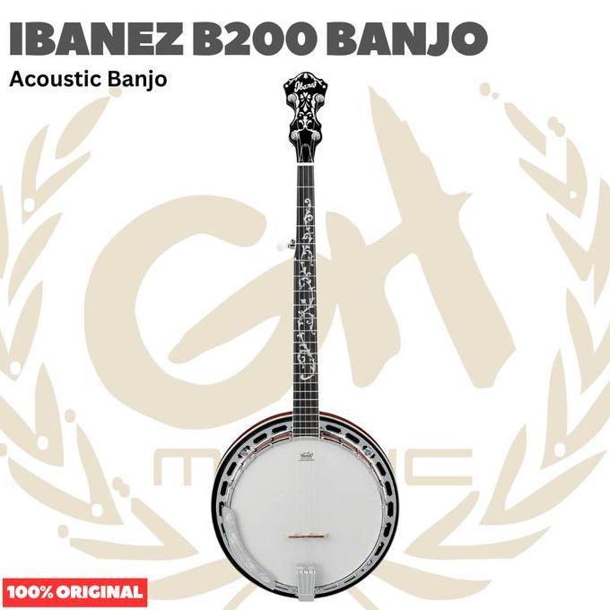 Ibanez B200 Acoustic Banjo - Gitar Banjo Tradisional 5-Senar Original Asli
