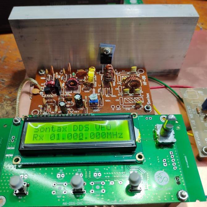 TRANSMITTER PEMANCAR RADIO AM MW 530KHZ 1600KHZ PCB KIT PLL 5WATT HD27