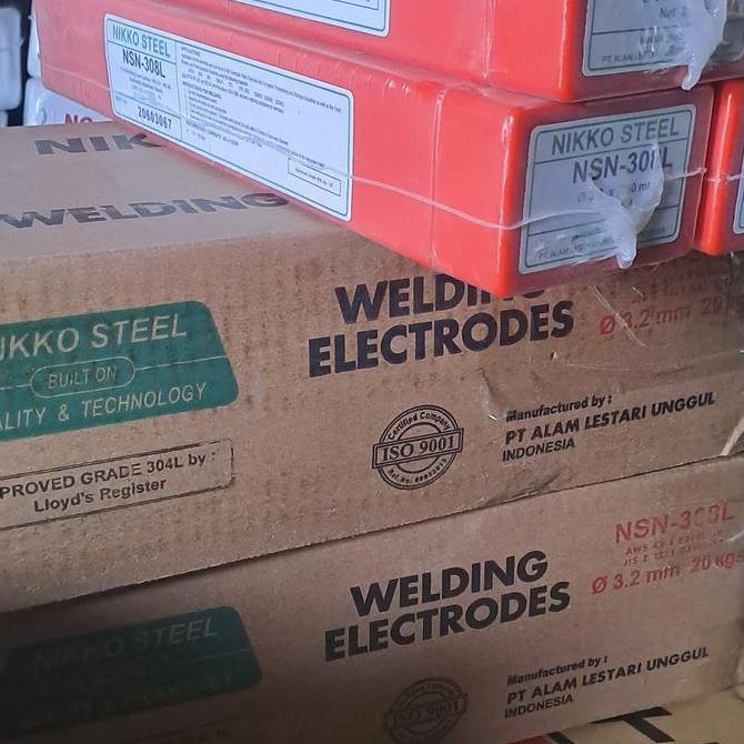Promo kawat las nsn 308L 3.2mm Diskon