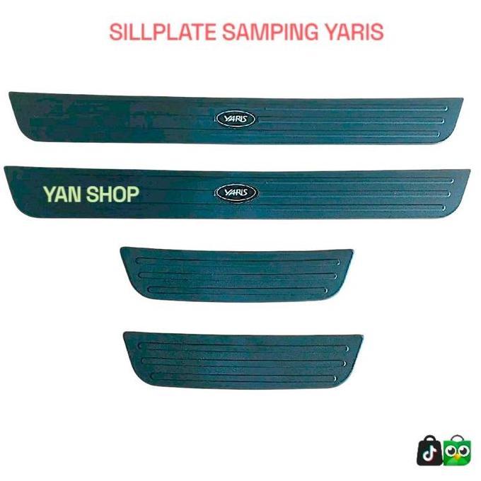 SILLPLATE SAMPING MOBIL ALL NEW YARIS SILL PLATE    SEALPLATE TAHUN 2014 2015 2016 2017 2018 2019 20