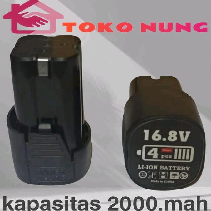 Promo Baterai 16V HILDA Baterai Mesin Bor Cordless 16,8 FISCH NAGAWA DLL Cocok untuk Berbagai Merk s