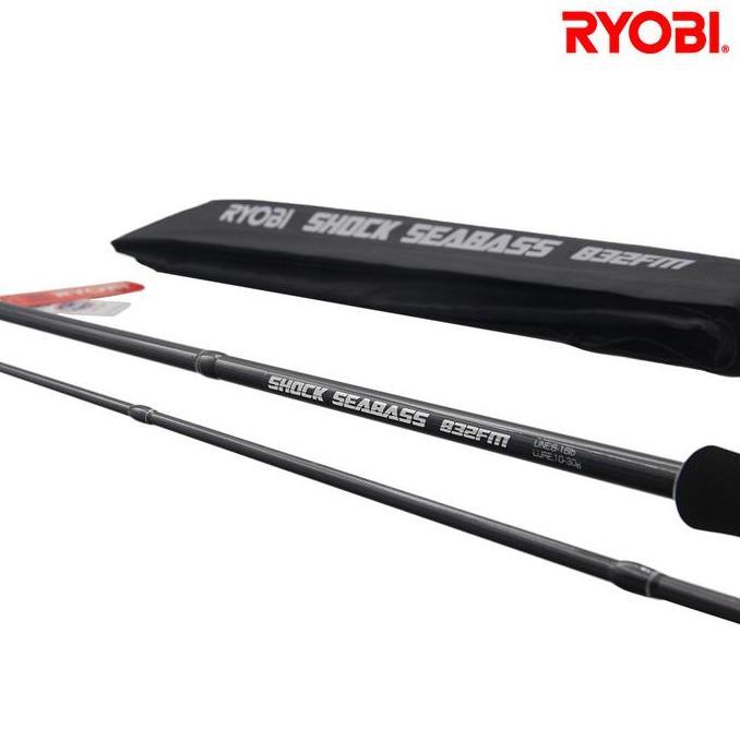 Joran Pancing Ryobi Shock Seabass (Fuji) Fishing Rod Spinning