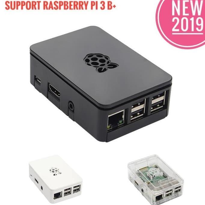 Raspberry Pi 3 ABS Plastic Case Box enclosure Tahan Panas Logo Raspi