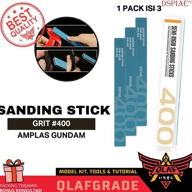 SANDING STICK 400 ISI 3PCS MSS-400 SEMI-RIGID SANDING STICKS DSPIAE MURAH