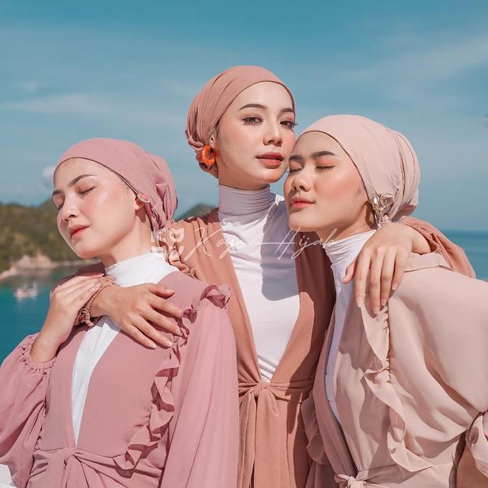 Koyu Hijab Turban Instant / Pasmina Instant Turban Koyu