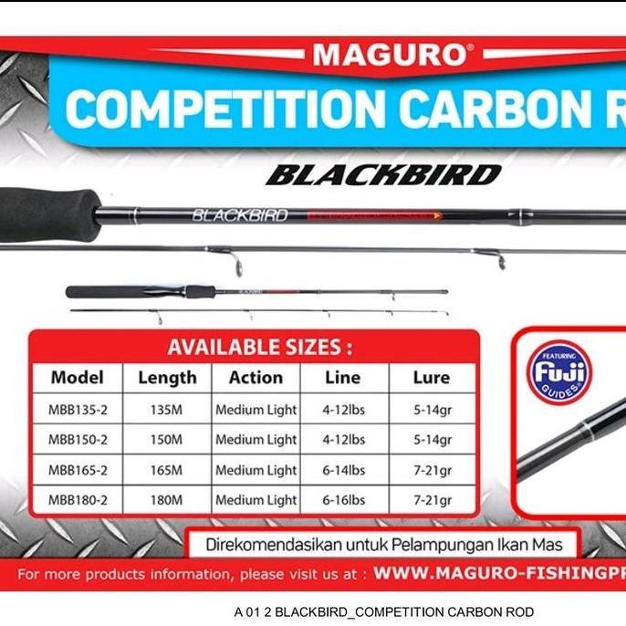 Joran Maguro Black Bird 165 & 180