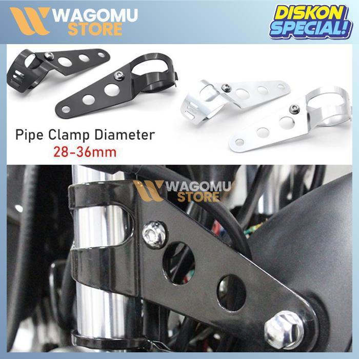 WAGOMU Bracket Lampu Universal Custom Kuping Lampu Custom GL TIGER MEGAPRO NINJA CB VIXION SCORPIO