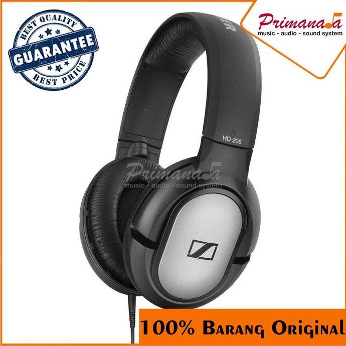 Gerr- Sennheiser Hd 206 Over Ear Headphone Hd206