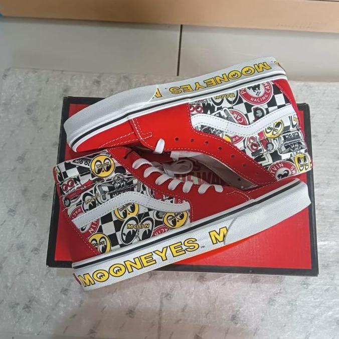 VANS SK8 HIGH X MOON EYES AUTHENTIC 100% ORIGINAL 946S27