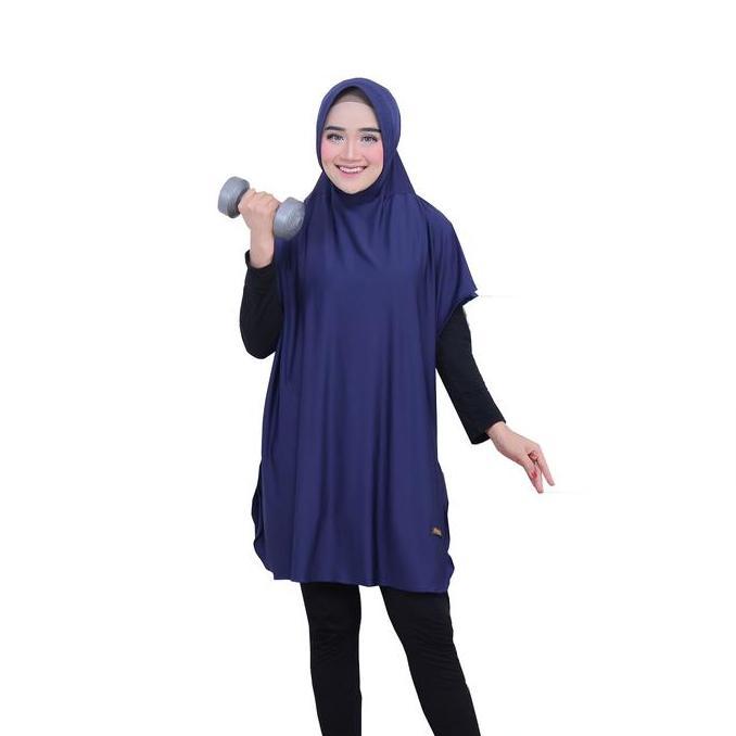 Mudah Hijab Sport Jilbab Renang Hijab Olahraga Model Rompi Jumbo Pad Antem (Rompi Jumbo)