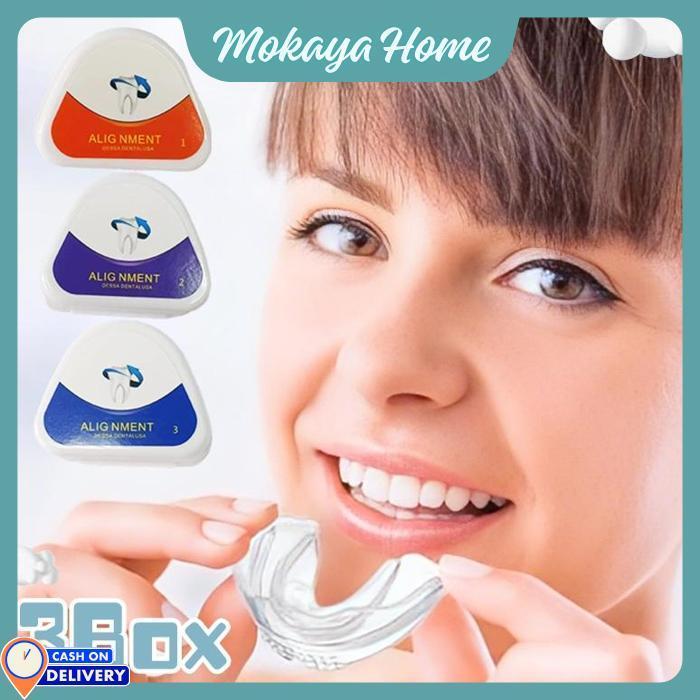 Mokaya Home - 3Pcs/Set Behel Kawat Gigi Transparan / Retainer Perapi Gigi Perapih Original / Behel G