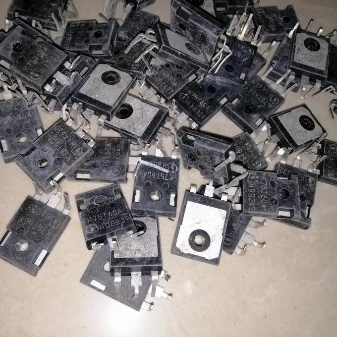 K75T60A K75T60 75T60 IGBT MESIN LAS TO-247 75A 600V CABUTAN IKW75N60T SE27