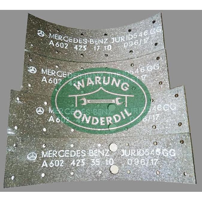 Kampas Rem Belakang Brake Shoes Mercedes Jeep 280 GE