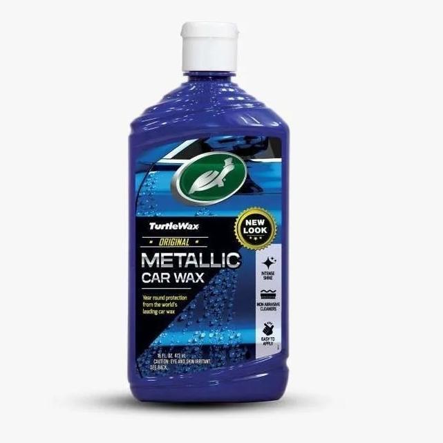 HOT DEALS Turtle Wax Metallic Car Wax Obat Poles Pengkilap Body Tanpa Busa/ Spons Silicone Silikon G