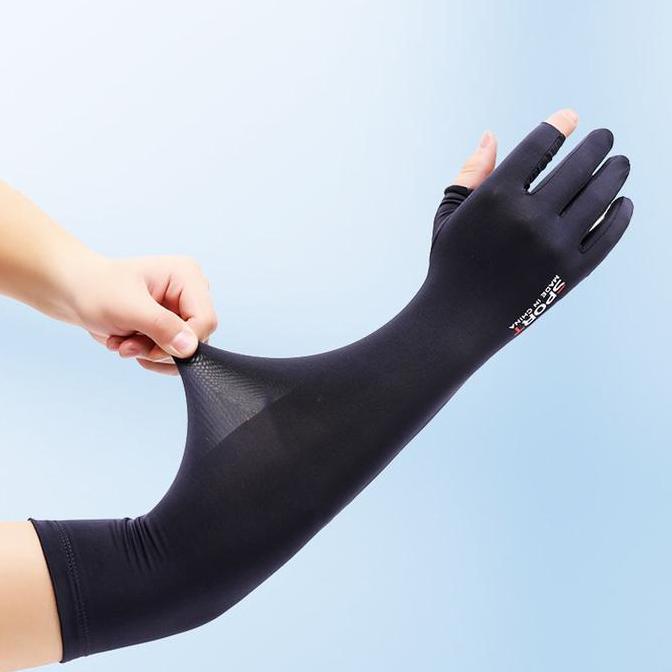 2 Finger Arm Sleeve Anti UV / Arm Sleeve Golf / Breathable Ice Silk Gloves CS