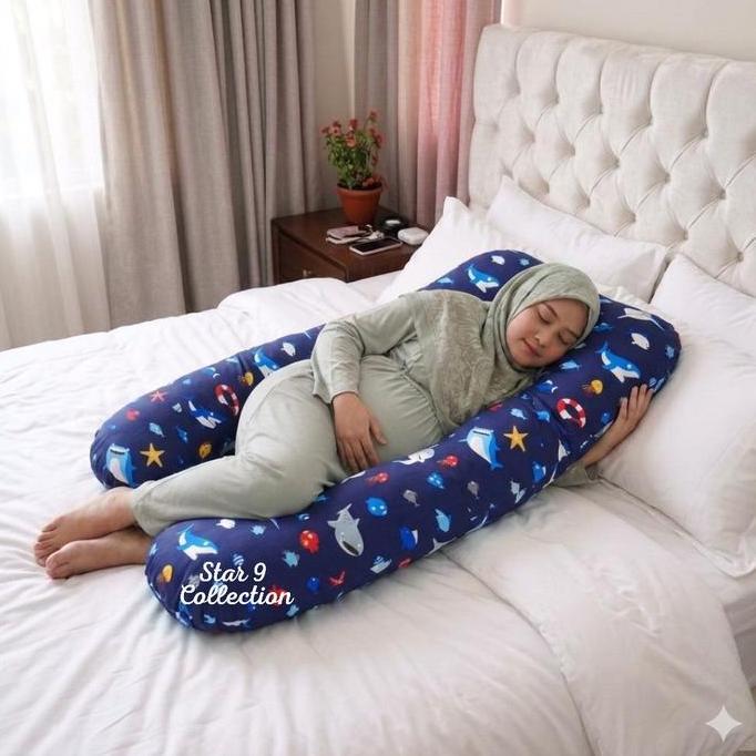 Bantal Hamil Katun dengan Isi Silikon Grade A