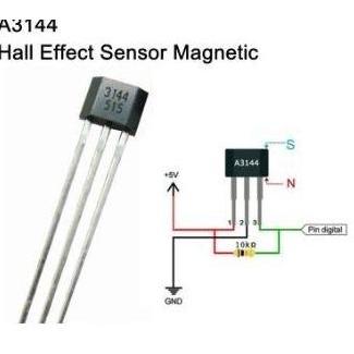 HALL EFFECT SENSOR A3144 Modul