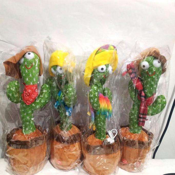 Lucu- Boneka Kaktus Goyang / Dancing Cactus / Dancing Kaktus