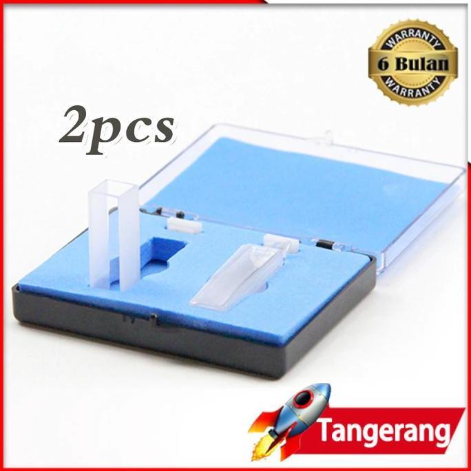 COCHONS 2PCS Cuvette Quartz / Kuvet Pasir Kuarsa /  Quartz Cuvettes 10mm
