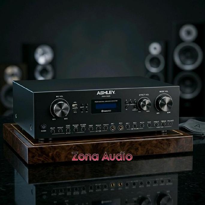 AMPLIFIER MIXING KARAOKE ASHLEY RMA 500 USB BLUETOOTH KEY CONTROL 500 WATT GARANSI