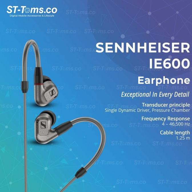 Sennheiser IE 600 / IE600 Audiophile in-Ear Monitors IEM Earphones