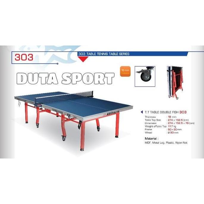Meja Pingpong Tenis Meja DOUBLE FISH 303