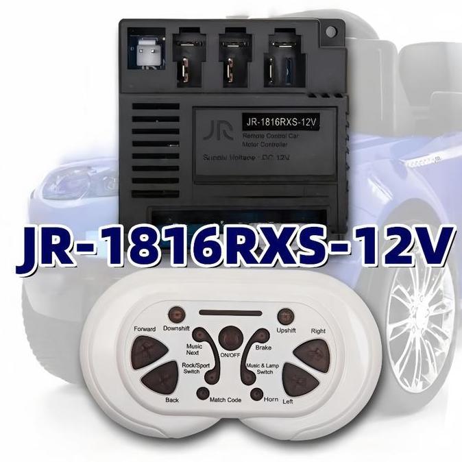 PRELIYE REMOTE CONTROL CAR RECEIVER JR1816RXS JR 1816 RXS 12V MOBIL MAINAN AKI ANAK JR RX 12 VOLT 2.