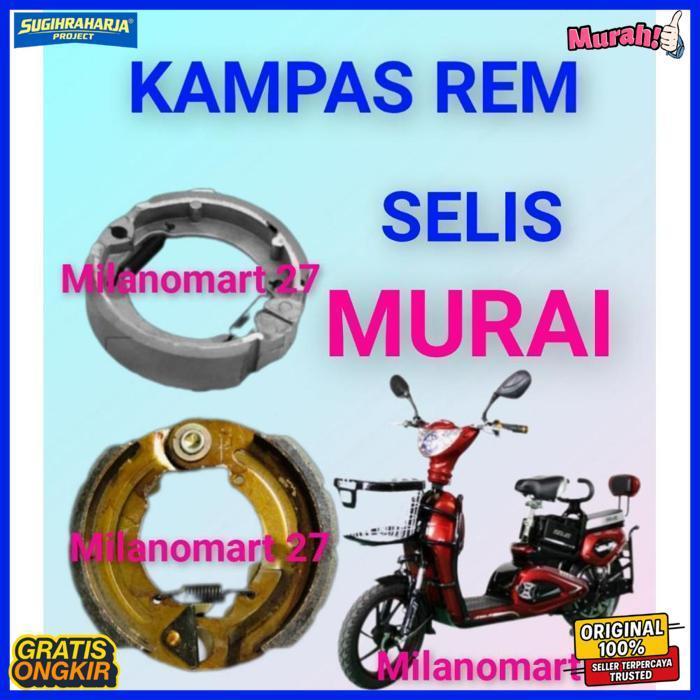 Kampas Rem Sepeda Listrik Selis Murai