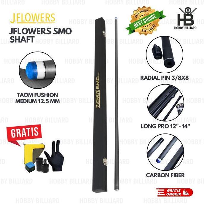 JFlowers SMO Shaft Carbon Stick Billiard