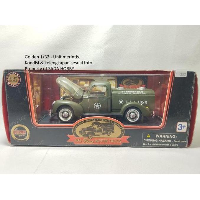 DIECAST GOLDEN WHEEL 1/32 1940 FORD REPLICA SHOBBY