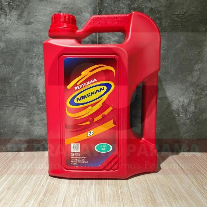Pertamina Mesran B40 Diesel 4 Liter/1 Galon - Oli Mobil Diesel Original