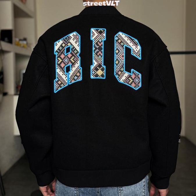 RIC Ricky is Clown Labyrinth Ethnic Varsity Jacket
