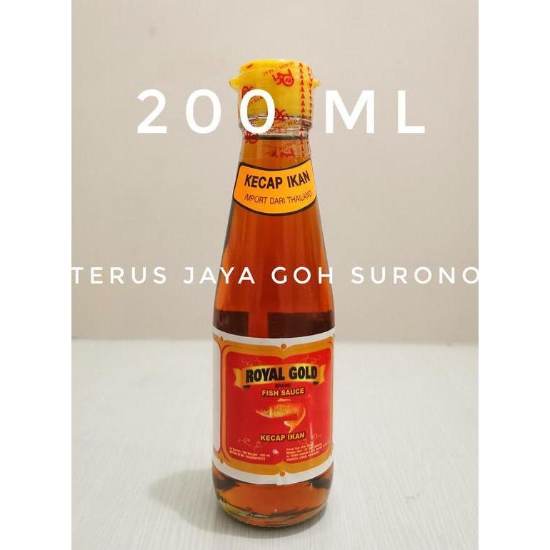 Sip- Kecap Ikan Royal Gold Fish 200Ml Kecap Ikan Thailand