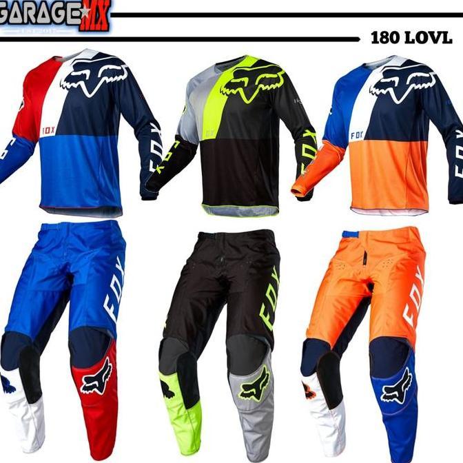 GEAR SET FOX 180 NEW ORIGINAL.JERSEY MOTOCROSS FOX ORIGINAL.JERSEY