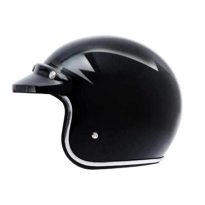 Howard Smith Master Retro Helm Half Face - Noir