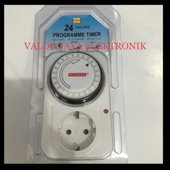 Timer KITANI Manual 24 Jam Stop Kontak Timer