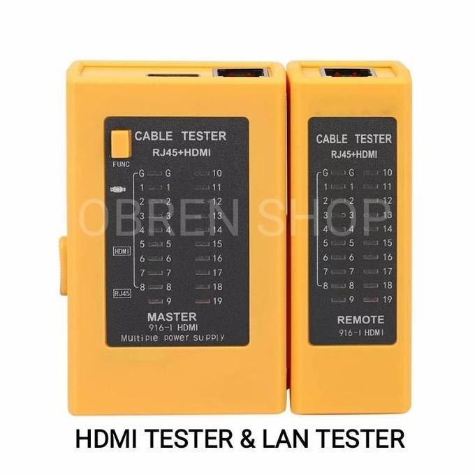 Cable Tester RJ45 + HDMI / HDMI Tester / Lan Tester
