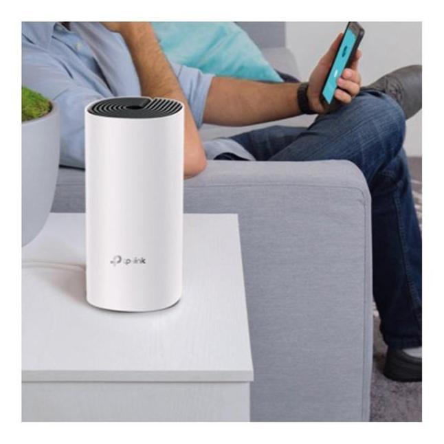 TP-Link Deco M4 AC1200 Whole Home Mesh Wi-Fi System - Hitam, Putih