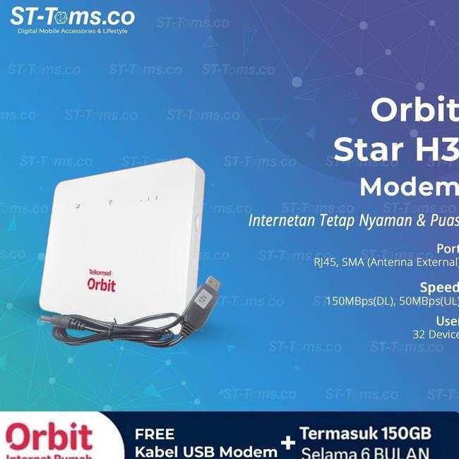Telkomsel Orbit Star G1 Orbit Star H3 Orbit Starlite Orbit Star N1 Star H1 Wifi 4G Free Kuota