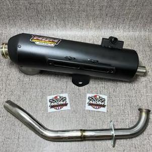 Kenalpot Standard Racing Mdm Aerox Nmax Moncong Shiroji Ala Shijiro+Db Killer
