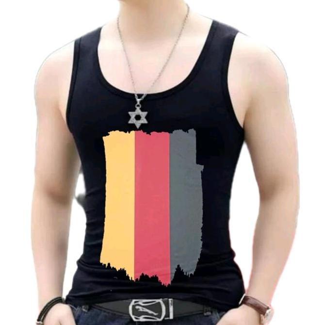 '' GENIUS SHOP "/kaos dalam terbaru singlet Pria bendera germany01 /brkualitas harga murah/bisa cod 